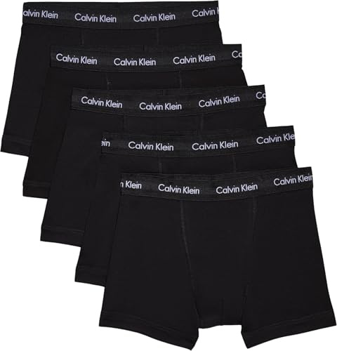 Calvin Klein Uomo Pantaloncini Boxer Confezione da 5 Trunks Intimo