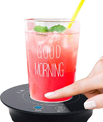 Calentador de Taza de café, Calentador de Taza USB Posavasos con USB, Calentador de Taza portátil, Calentador de Bebidas, Plato para café, té de la Leche, Uso en el hogar y la Oficina