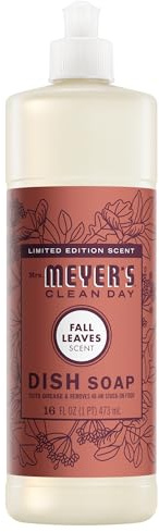 MRS. MEYER'S CLEAN DAY Dish Soap, Fall Leaves Scent, 16 fl oz (1)