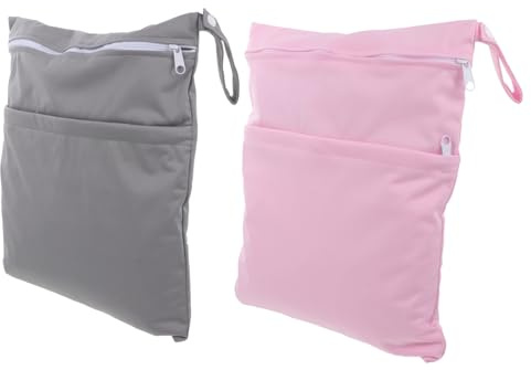 HAPINARY 2stücke Tragbare Wickeltaschen Wiederverwendbare Aufbewahrungstaschen Für Windeln Für Babyartikel Stilvollem Und Rosa Wasserfest Und Langlebig Vielseitig Einsetzbar Für