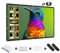 AURZEN Écran de projection portable de 120 pour intérieur et extérieur - Écran de projection 16:9 4K HD infroissable - Pour home cinéma, arrière-cour, prend en charge la projection double face