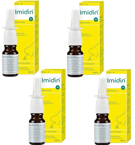 Imidin Imidin N - Nasenspray gegen Schnupfen- Sparset 4x 10 ml Nasenspray