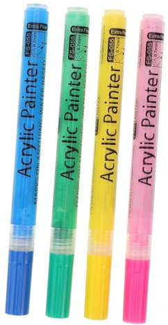 MUSISALY Golf Coloring Change Pen Acrylic Paint Marker 4pcs Golf Club Head Marker Pen for Personalization and Diy