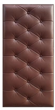 ZWCSHUU Väggkudde anti-kollision självhäftande 3D-väggklistermärken tjocka anti-kollision för barnrum vardagsrum mjuk skumkudde 60 x 30 cm (kaffe)