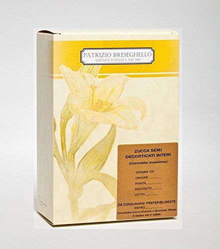 Zucca semi decorticati interi 100 g