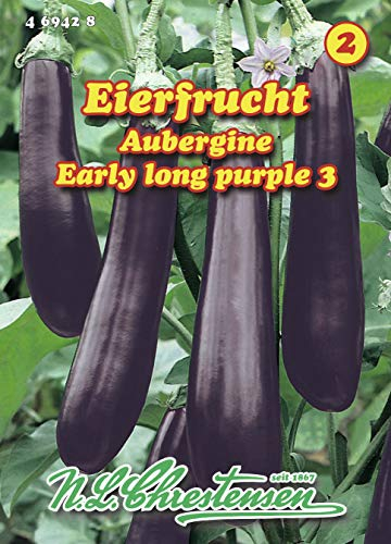 N.L. Chrestensen 469428 Aubergine Early long purple 3 (Auberginensamen)