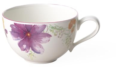 Villeroy & Boch Mariefleur Basic Tasse, 390 ml, Höhe: 7 cm, Premium Porzellan