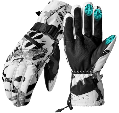 TRILINK Touchscreen Winter Gloves for Men/Women -29℃ Coldproof, Waterproof Thermal for Skiing Snowboarding Cycling Running Climbing Hiking and Outdoor Sports - Unisex