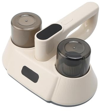 Aspirador Cama Ruspela Aspirador de ácaros Aspiradora Antiácaros para Colchones, Aspiradora de Mano Absorbente con UV-C y Ultrasonido para la Limpieza de Ropa de Cama y Sofá