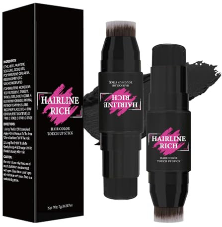 Colorante per barba da uomo, pennello da barba nero, stick colorante naturale impermeabile per capelli, copertura baffi a lunga durata, esalta il trucco di barba e baffi