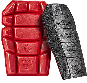 Blaklader 405812039956onesize Standard Kniepolster, Schwarz/Rot, Taille Unique