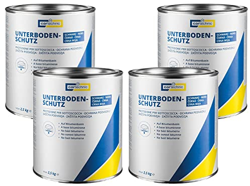 Cartechnic 4 X protezione sottoscocca protezione da pietrisco antiruggine Bitume 2,5 kg