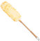 Pyude Mango Largo de Madera Plumero de Lana de Cordero Cepillo de Polvo para el hogar Muebles Suaves Cepillo de Lana de Cordero Antiestático, agarres cómodos para Oficina, hogar, automóvil