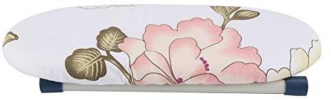 Asse da Stiro, Piccolo Mini Asse da Stiro Pieghevole, Piano da Stiro Portatile per la Stanza del Mestiere di Cucito Dormitorio Domestico(Peonia)