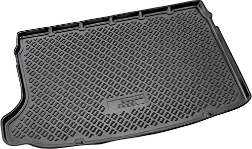 Recambo Alfombrilla de Goma para Maletero Apta para VW T-Cross C11, a Partir de 2018, Parte Superior Variable, Ajuste con Borde