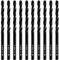 DelitonGude 4,2mm HSS M35 Cobalt Twist Bohrer, Hochgeschwindigkeitsstahl, Satz 10, passend für Stähle, Gusseisen und andere Metalle (4,2mm)