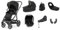 Babystyle Oyster 3 Travel System Pixel Black with Carrycot Footmuff Bag car seat Base and Raincovers