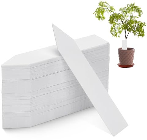 100 PCS Plant Labels, Plant Labels for Outdoor Plants, Plant Labels Plastic, Plant Markers & Labels Plant Markers for Outdoor Plantsfor Seed Herb Seedling Vegetable Flower