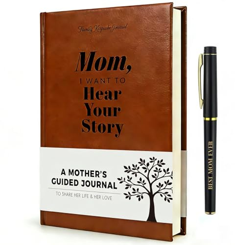 Charfia Mum I Want to Hear Your Story, Mum Journal Book I Want to Hear Your Story Mum, Mum Tell Me Your Story: En mammas guidade dagbok för att dela sitt liv och hennes kärlek