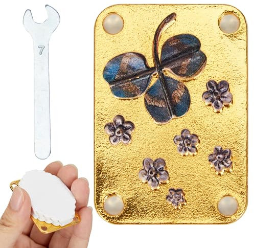 Rilcn Micro Flower Press, Miniature Flower Press Kit, Plants Art & Crafts Metal Pressing Set, DIY Pressed Preservation Kit for Arts and Crafts Lovers