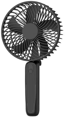 Zkydhbd Ventilador de mano recargable de 3 velocidades, ventilador eléctrico de 10000 mAh, ajustable, portátil, para exteriores, pequeño bolsillo, portátil, para estación de trabajo de maquillaje