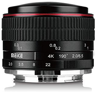 MEKE MK 6,5 mm Kreisförmige F/2.0 Objektiv Fisheye für mirorrless Fuji X-Mount Kameras X-T1 X-T2 X-T3 X-T30