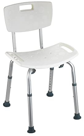 Wenko 209261100 pall, vit, 49 x 68,5–85,5 x 54 cm