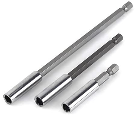 3 punte di estensione magnetiche per trapano elettrico punta esagonale trapano magnetico supporto di estensione per trapano esagonale lunghezza 75/100/150 mm