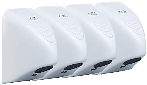 Sichler Haushaltsgeräte Sensor-Händetrockner: 4er-Set automatische elektrischer Händetrockner zur Wandmontage (Händeföhn, Hängetrockner)