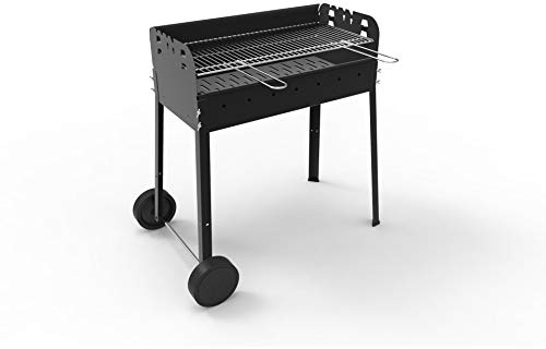 Ferraboli Barbecue a Carbone Carbonella con Ruote 88x48x94 cm Maggiore