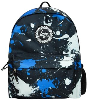 hype Iconic Paint Splatter Backpack (One Size) (Black/Blue/White)