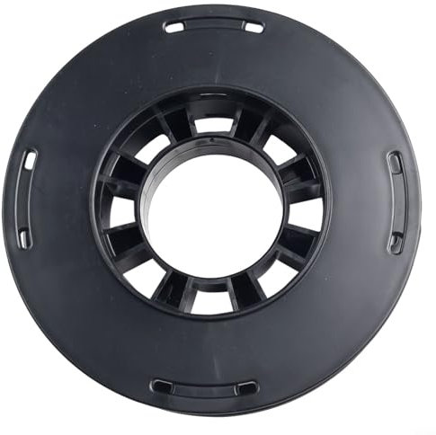 Enrouleur de câble vide, organisateur efficace pour les câbles, les lumières de Noël et les câbles Ethernet - Noir