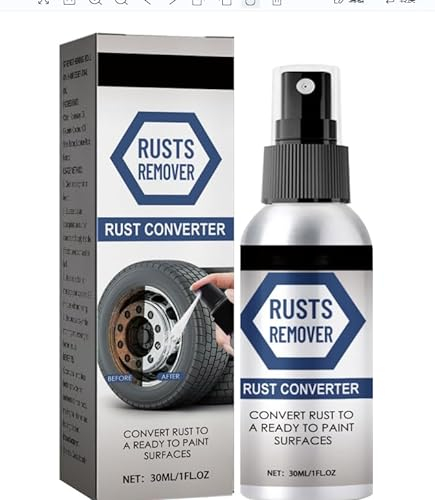 SHOWHEEL Convertitore Ruggine, Eliminare Ruggine da Metallo, Spray per Rimuovere la Ruggine, Antiruggine per Ferro, Togli Ruggine per Metalli//Bici/Auto/Bicicletta