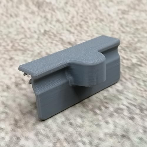 L-3D reemplazo deslizante gris cerradura de puerta compatible con refrigerador Dometic MD1195 reemplazo puerta pestillo