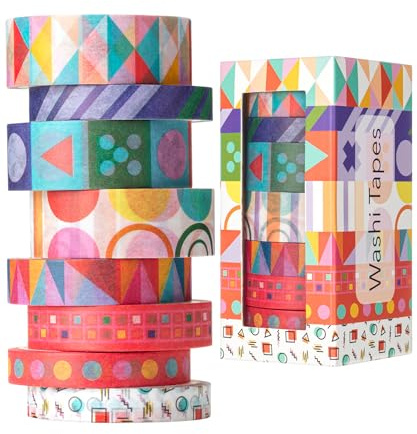 Mr. Pen- Washi Tape Set, 8 Rolls,