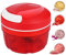 GemüSeschneider,Zwiebelschneider, 300ML Zwiebel Zerkleinerer, Gemüsezerkleinerer mit Seilzug, Zerkleinerer Manuell, Multizerkleinerer Manuell fur Onion Karotte Gemüse und Obst