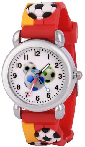 OFFCUP Kids Watch, 3D Cute Cartoon Toy Watches, Silicone Band Wrist Watches | Analogue Quartz Watch Gift for Kids Boys and Girls Age 3-11 Years Old Children's Day Gifts