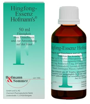 Hofmann & Sommer Hingfong-Essenz, Heilpflanzliches Präparat in Tropfenform, Zur Stresslinderung, 50ml