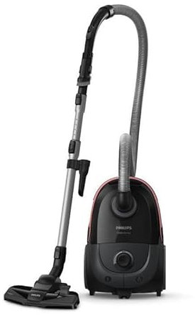 Aspirador de bote con bolsa - PHILIPS - XD5123/10 - 900 W - 4 L - Negro