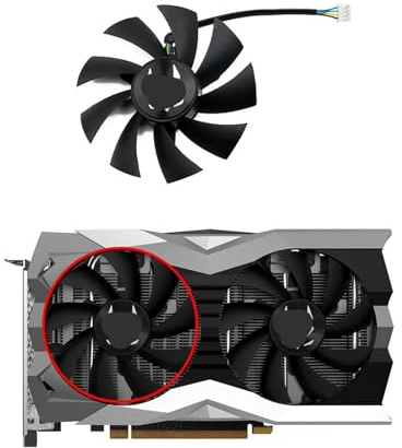 87mm GA92A2H 0.35A GTX 1660 1660Ti graphics card fan(A Fan)