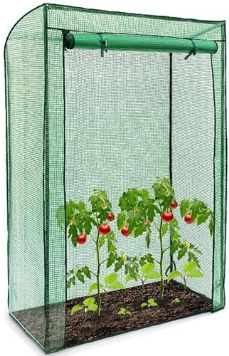 Tomato Greenhouse Reinforced Frame & Cover Outdoor Garden Plant Grow Green House