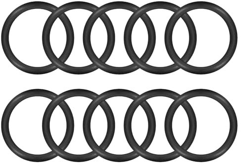 MACHSWON O-Ringe aus Nitrilkautschuk, 12 mm Außendurchmesser, 8 mm Innendurchmesser, 2 mm Breite, metrische Dichtungsringe, O-Ring-Dichtung, O-Ringe, Dichtungsösen, Schwarz, 50 Stück