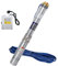 Sonnewelt 1100W Tiefbrunnenpumpe, 4000l/h Brunnenpumpe mit 20m Kabel, Edelstahl Wasserpumpe Druck 8,1bar, Max. Förderhöhe 81m, max. 35°C, Tauchpumpe Edestahl Brunnenpumpen Sandverträglich Silber