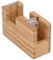Tape Dispenser,Desktop Tape Dispenser Cutter Holder with Bamboo Wood Non Skid Base Roll Base Stationery Tool for Packaging in Office Restaurant