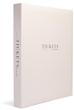 Leuchtturm 373100 Album per Biglietti Memories per 148 Biglietti, Incluse 26 Buste, 275 x 325 x 40 mm - Color Crema