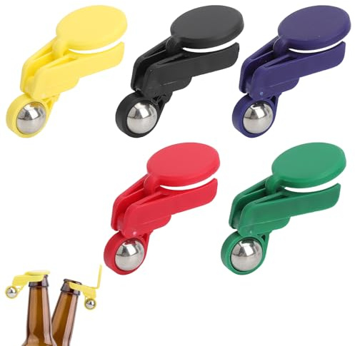 5 PCS Automatisc Flaschenverschluss,Bierflaschenverschluss Bunt, Bottle Cap