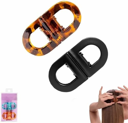 Pinza magnética inteligente para el pelo para mujer, accesorio decorativo para el cabello, para uso diario y fiesta, 2 unidades