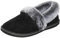 Skechers Women's Cozy Campfire - Team Toasty Low Top Slippers, Black Black Microfiber Suede Faux Fur Line Blk, 4 UK