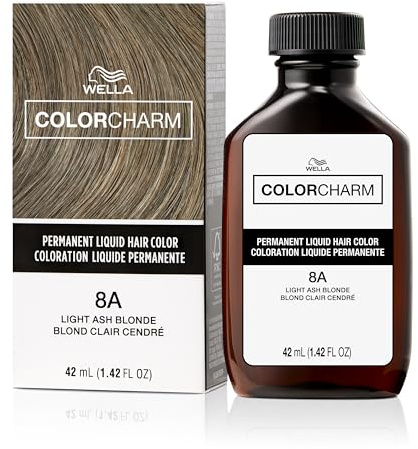 COLORCHARM Permanent Liquid Hair Color for Gray Coverage, Ash Blonde