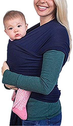 VOARGE - Fascia elastica per neonati e bambini, per neonati, colore: blu scuro